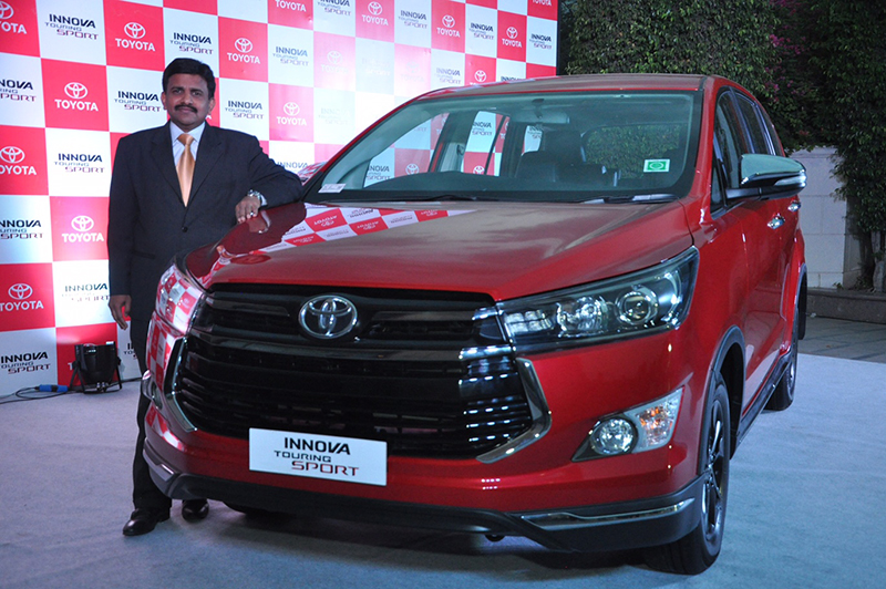 N. Raja, Director & Senior Vice President (Sales & Marketing) Toyota Kirloskar Motor at the launch of the New Innova Touring Sport