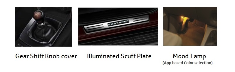 We have few accessories which further enhances the Premium