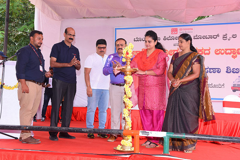 Toyota Kirloskar Motor & its employees collaboratively engage in improving community health - a Corporate Social Responsibility initiative under Health & Hygiene