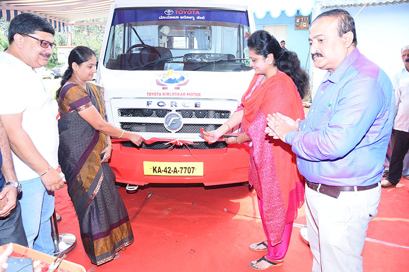 Toyota Kirloskar Motor & its employees collaboratively engage in improving community health - a Corporate Social Responsibility initiative under Health & Hygiene