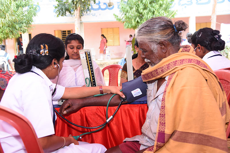 Toyota Kirloskar Motor & its employees collaboratively engage in improving community health - a Corporate Social Responsibility initiative under Health & Hygiene