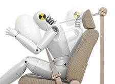 Front Seat Belts with Pre-tensioner and Force Limiter