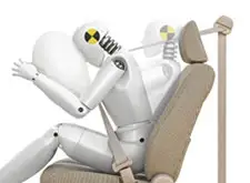 Front Seat Belts with Pre-tensioner and Force Limiter