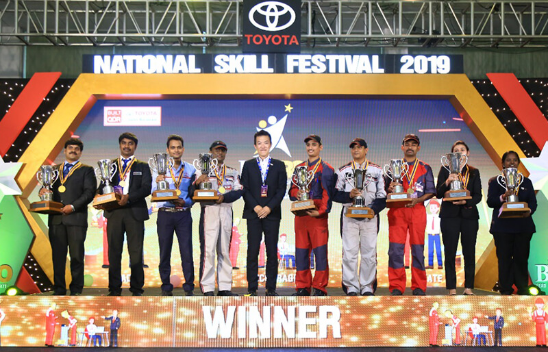 Toyota Kirloskar Motor hosts the National Skill Festival 2019