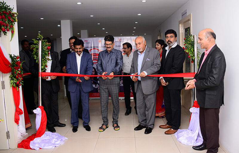 Mr. N Raja - Deputy Managing Director, TKM inaugurating Toyota Driving School at Bhubaneshwar, Odisha