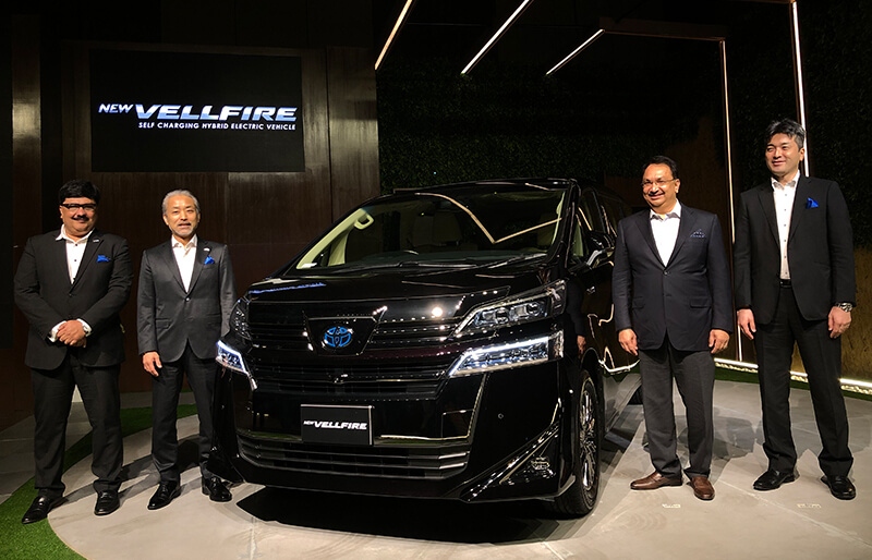 Toyota Kirloskar Motor Launches the New Luxurious Self-charging Hybrid Electric Vehicle in India- the Vellfire 