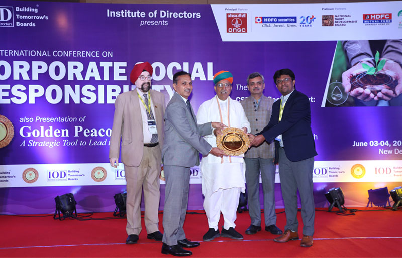 TKM Recognized for Best Human Resource Management Practices by the Prestigious Golden Peacock HR Excellence Award