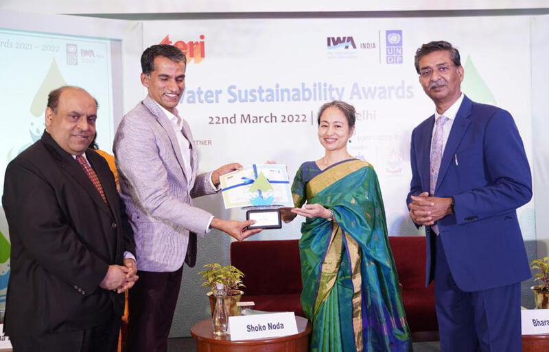 TKM Recognized for Best Water Management Practices by the Prestigious TERI Water Sustainability Awards
