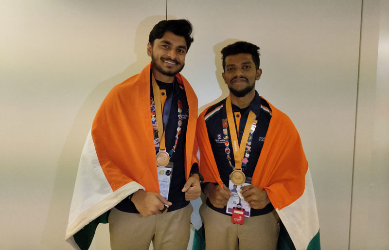 Toyota Kirloskar Motor’s young employees trained at its Toyota Technical Training Institute (TTTI) makes the nation proud by winning Bronze at WorldSkills Competition 2022