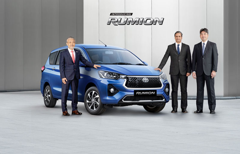 Toyota Kirloskar Motor Launches the All New Toyota Rumion - The Prestigious Family Car with an MPV Lineage