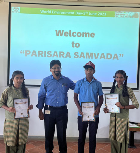 Toyota Kirloskar Motor (TKM) celebrates Environment-month, under this year’s theme ‘Solutions to Plastic Pollution’