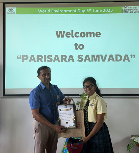 Toyota Kirloskar Motor (TKM) celebrates Environment-month, under this year’s theme ‘Solutions to Plastic Pollution’