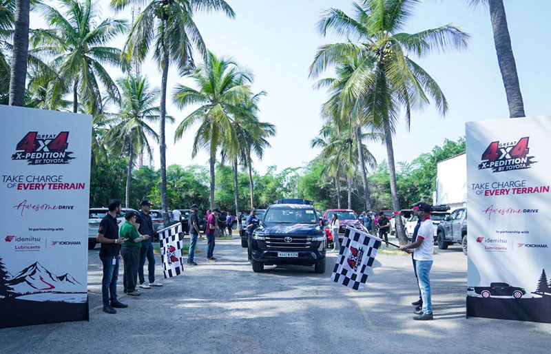 Toyota Kirloskar Motor Flags Off the First Zonal Drive of its ‘Great 4X4 X-pedition’, in the Southern Region of India
               
