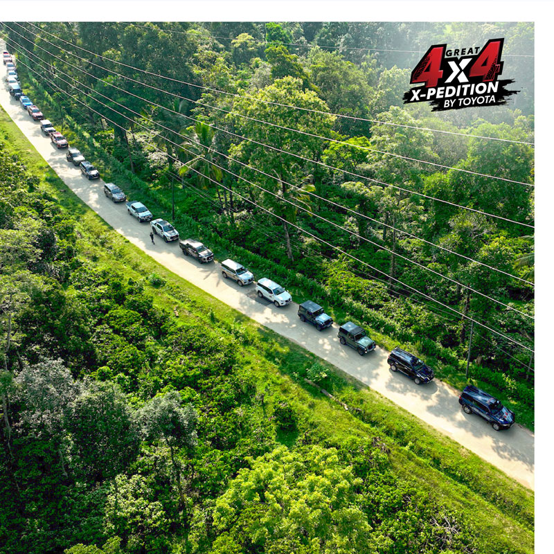 The First-ever ‘Great 4x4 X-pedition by Toyota’ in Southern Region of India, ends on a high note!
             
