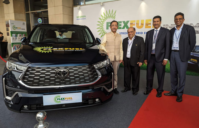 Toyota Kirloskar Motor Showcases its Electrified Flex Fuel Vehicles to Promotes Holistic Approach to Sustainable Mobility, at the India Sugar & Bio-Energy Conference 2023 (ISBEC)