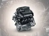 Close-up of a car tire Description automatically generated