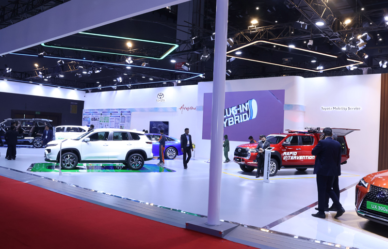 Toyota Kirloskar Motor Reaffirms Commitment to  National Priorities and Atma Nirbhar Bharat Initiatives at the Bharat Mobility Global Expo 2024