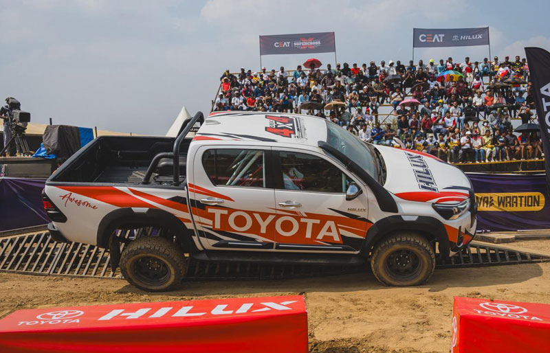 As The Official Vehicle Partner, Toyota Hilux Sparks Thrill in Indian Supercross Racing League’s Final Round of the Dirt Bike Race in Bengaluru