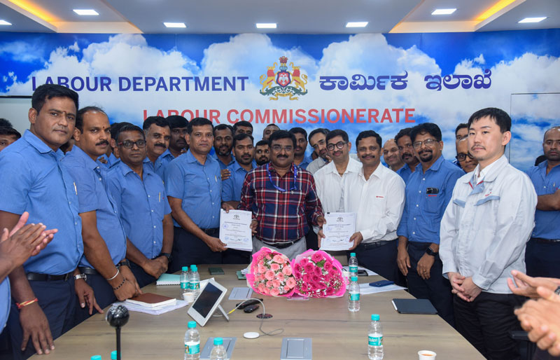 Toyota Kirloskar Motor & TKM-Employees Union Reaffirm Commitment to Further Strengthen Competitiveness, Holistic Employee Wellbeing and Promote Mutual Respect 
