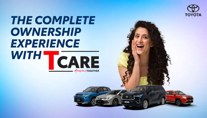 Toyota Kirloskar Motor Introduces T CARE: A New Initiative to Elevate Customers’ Ownership Experience