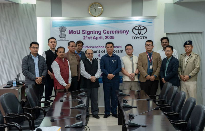 Toyota Kirloskar Motor Exchanges MoU with Government of Mizoram to Drive Holistic Community Development 