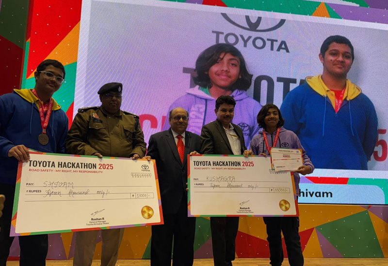 Toyota Kirloskar Motor Concludes 24-Hour Hackathon in Delhi, Celebrating Road Safety Month 2025, Empowering Young Innovators 