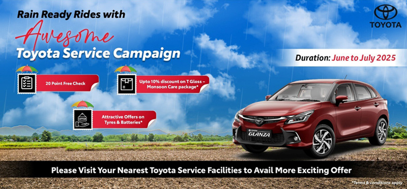 Toyota Kirloskar Motor Announces, “Awesome Toyota Service Campaign” across all its Dealerships in South India