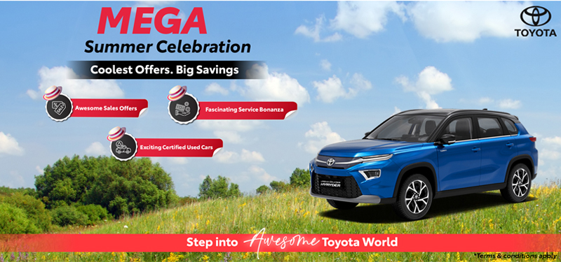 Toyota Kirloskar Motor Announces, ‘Mega Summer Celebration’ 