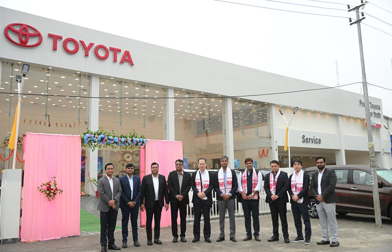  Toyota Kirloskar Motor Expands its Presence in Northeast India with the Launch of a New Dealership in Jorhat, Assam